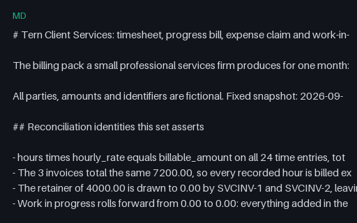 Preview of Tern Client Services: Document set README
