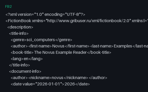 Preview of FB2: FictionBook E-book