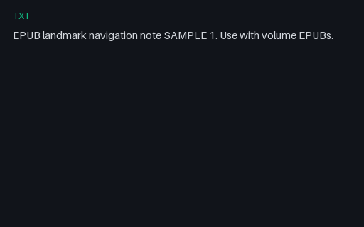 Preview of TXT: EPUB Landmark Note 01