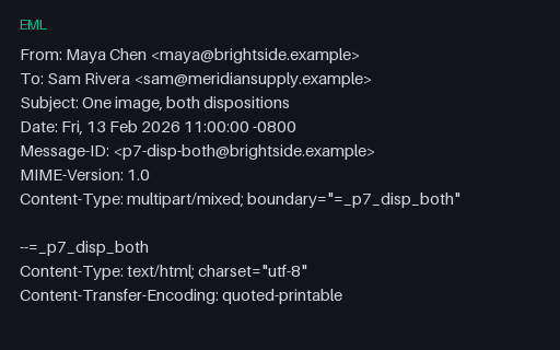Preview of EML: Identical Image, Inline and Attached