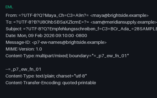Preview of EML: Encoded-Words in Display Names and a Filename