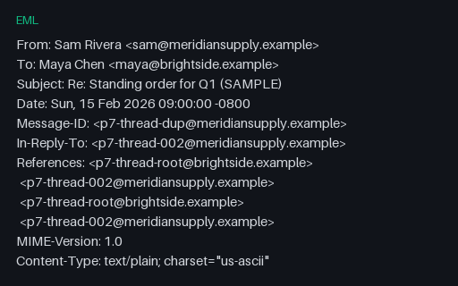 Preview of EML: References Chain With Repeated Message-IDs
