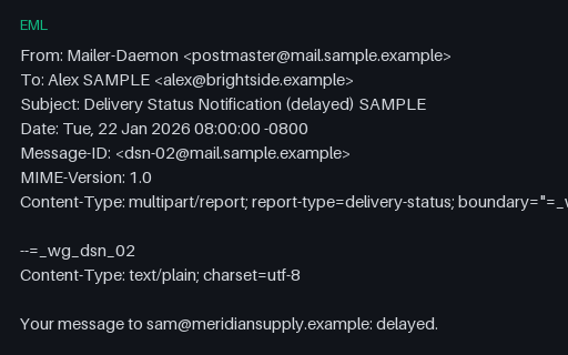 Preview of EML: DSN Delayed SAMPLE
