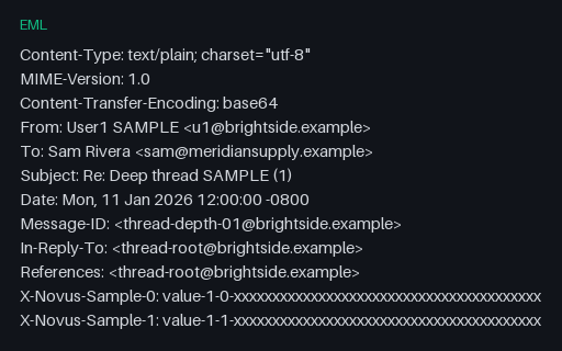 Preview of EML: Thread Depth 1 (Large Headers)