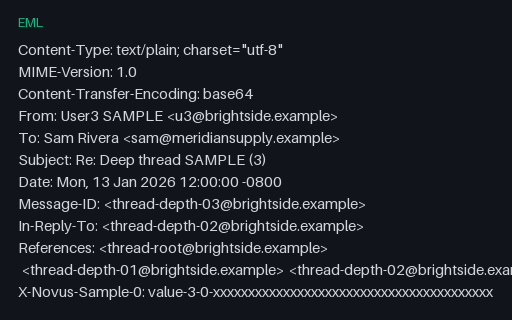Preview of EML: Thread Depth 3 (Large Headers)