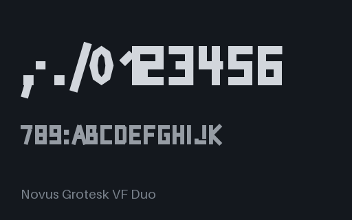 Preview of TTF: Static Instance, Condensed Bold (wght 700, wdth 75)