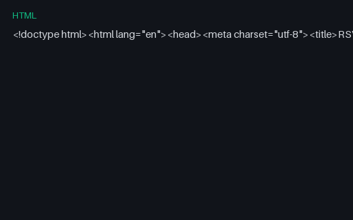 Preview of HTML Form: RSVP Mini SAMPLE