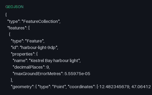 Preview of Coordinate Precision: 9 Decimal Places