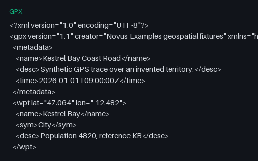 Preview of GPX: Standalone Waypoints Only