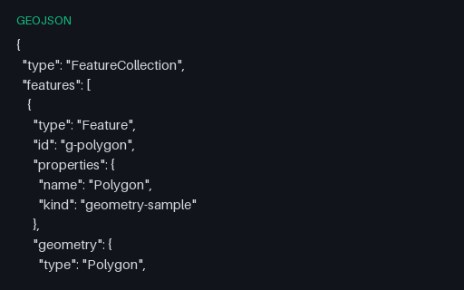 Preview of GeoJSON Geometry: Polygon