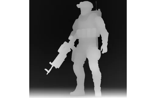 Preview of G char scifi: depth map