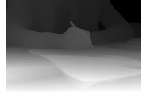 Preview of Office desk: depth map