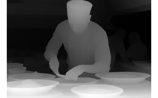 Preview of P kitchen chef: depth map