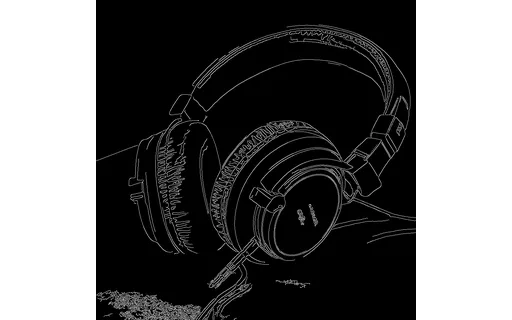Preview of Pr headphone: canny edge map