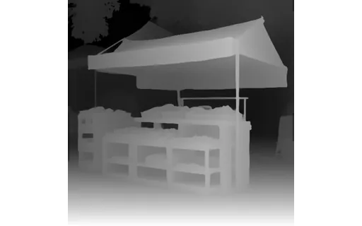 Preview of S market stall: depth map