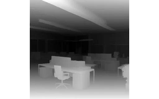 Preview of S office open: depth map