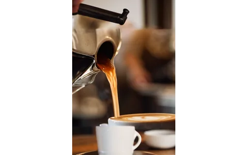 Preview of F coffee pour: expanded canvas