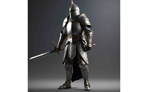Preview of Stylised fantasy knight (JPEG q25)