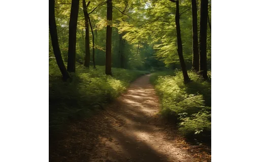 Preview of Path through a deciduous (JPEG q90)