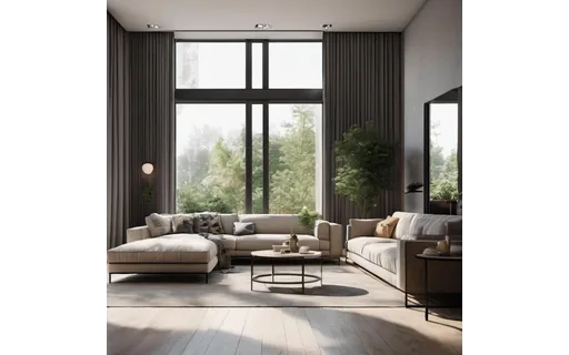 Preview of Modern minimalist living room (JPEG q75)