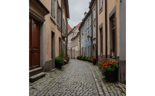 Preview of Narrow european old town (JPEG q75)