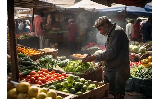 Preview of A market stall vendor (lossless PNG)