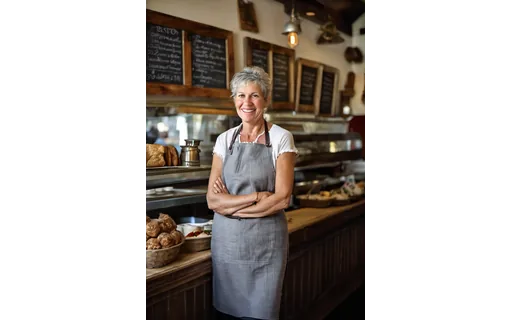 Preview of A smiling woman with short (lossless PNG)
