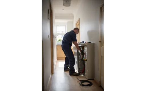 Preview of An electrician in work clothes (JPEG q90)