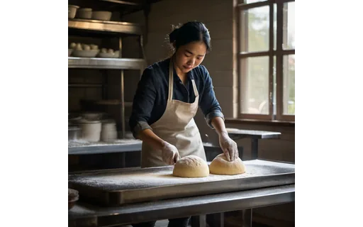 Preview of Young east asian woman baker (JPEG q90)