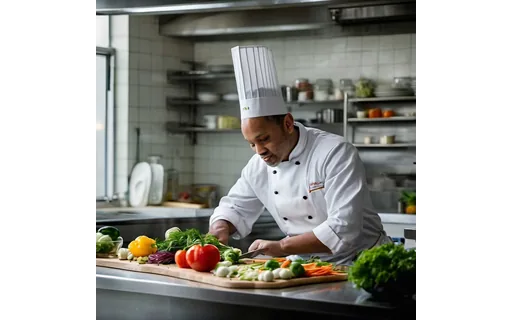 Preview of Wheelchair user chef at a (JPEG q50)
