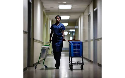 Preview of East african woman cleaner (JPEG q25)