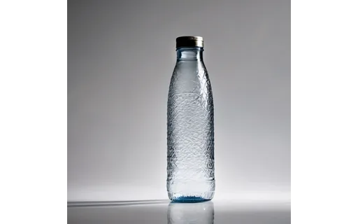 Preview of Glass water bottle on a plain (lossless PNG)