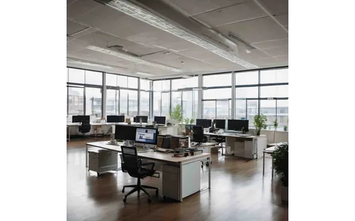 Preview of Empty open plan office with (JPEG q25)