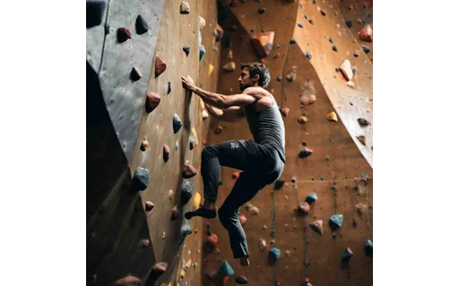 Preview of Climber on an indoor (JPEG q25)