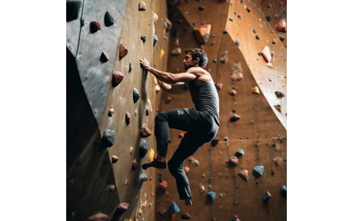 Preview of Climber on an indoor (JPEG q50)