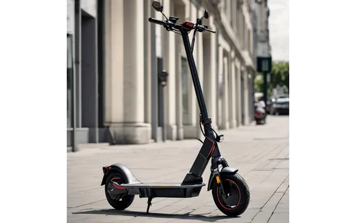 Preview of Electric scooter parked on a (JPEG q75)