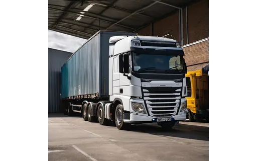 Preview of Articulated lorry at a (JPEG q90)