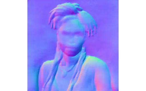 Preview of A av f3: surface normal map