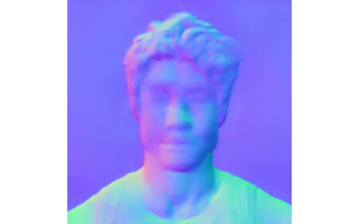 Preview of A av m5: surface normal map