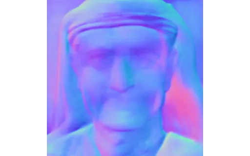 Preview of A av m6: surface normal map