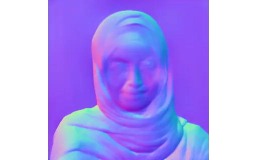 Preview of A avatar f2: surface normal map