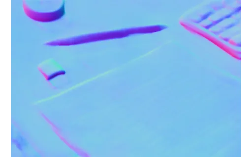 Preview of D invoice: surface normal map