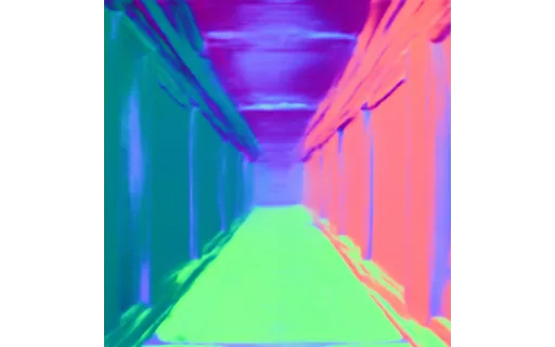 Preview of G scifi corr: surface normal map