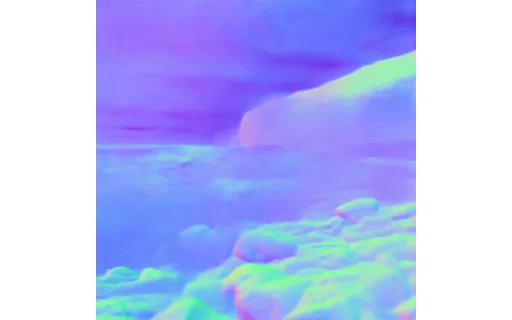 Preview of L coast: surface normal map