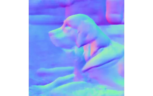 Preview of N dog park: surface normal map