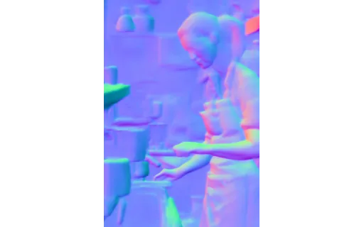 Preview of Owner cafe: surface normal map