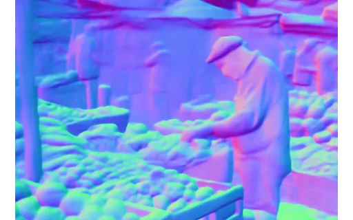 Preview of Owner market: surface normal map