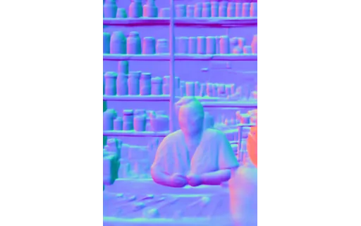 Preview of P shop plus: surface normal map