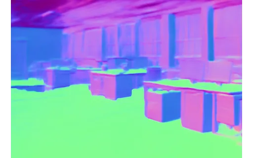 Preview of S office: surface normal map