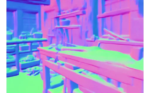 Preview of S workshop: surface normal map